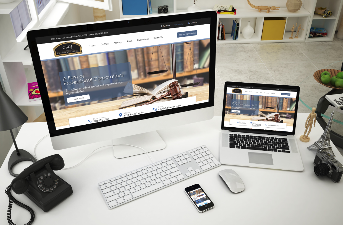 corporate law webdesign