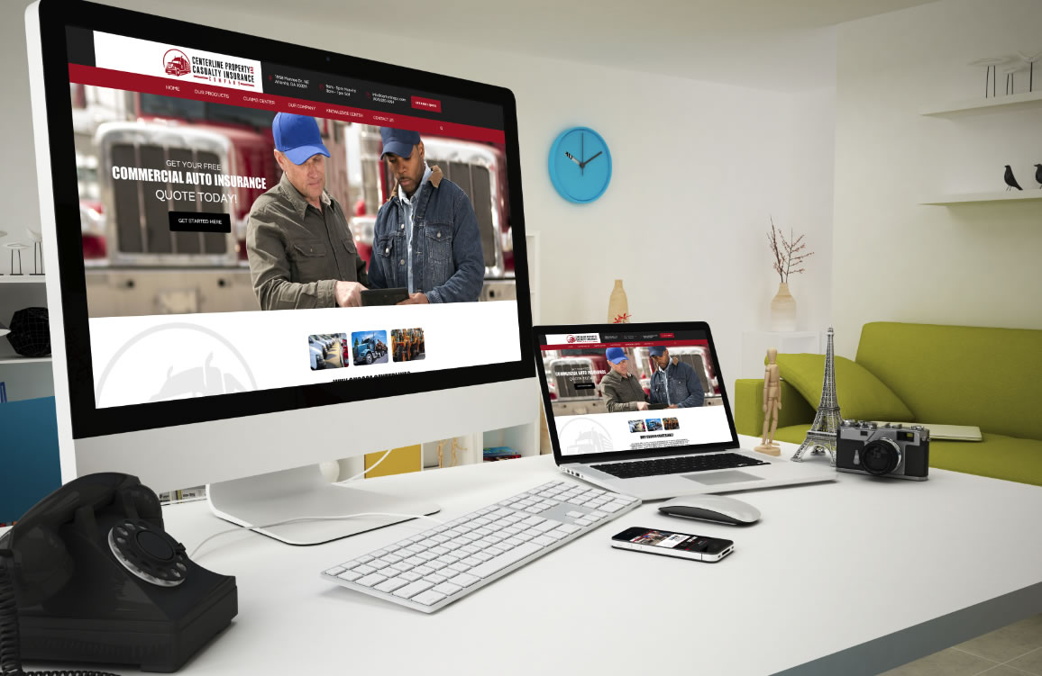 insurance website design