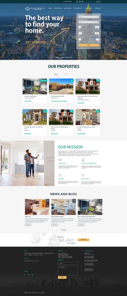 ihomefinder web design