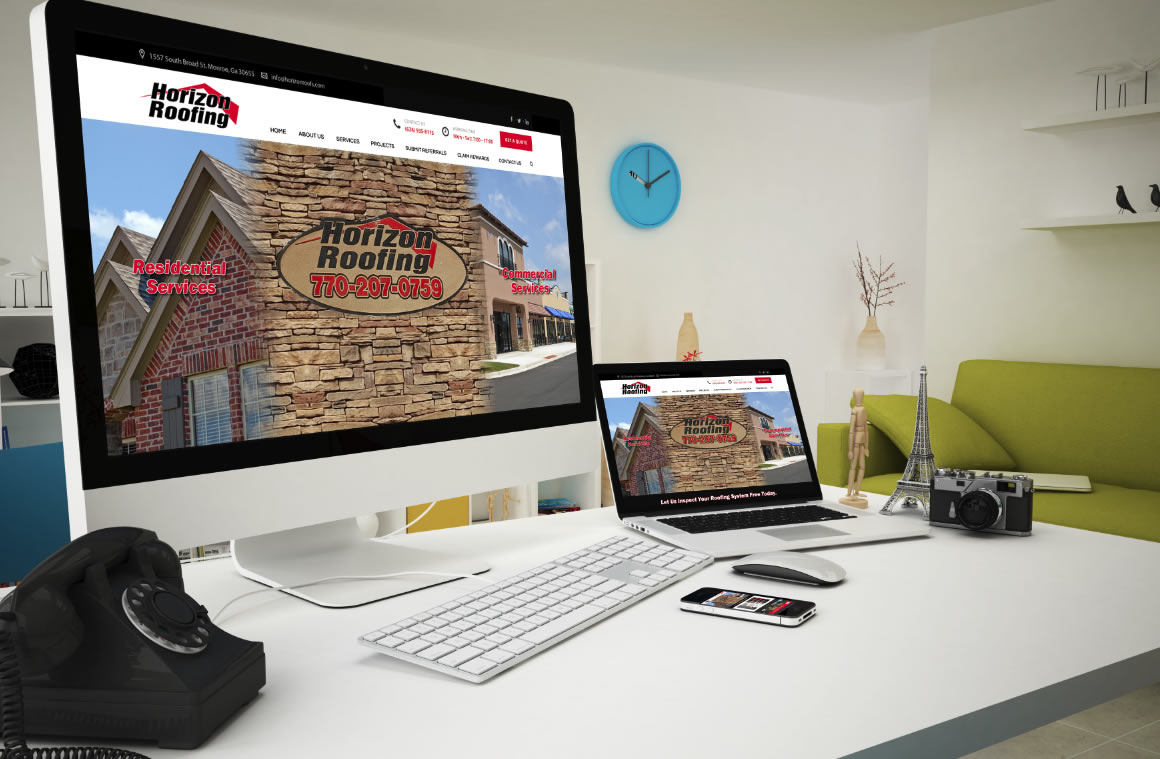 roofer website design