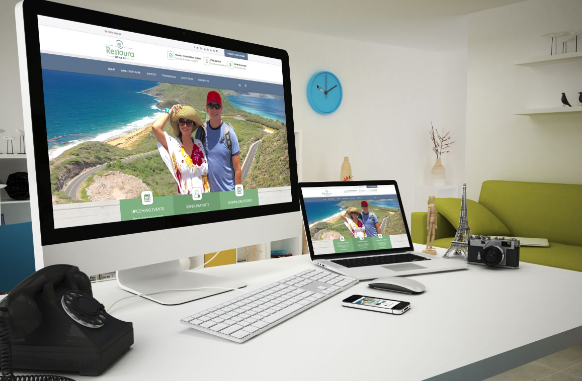 holistic medicine website design