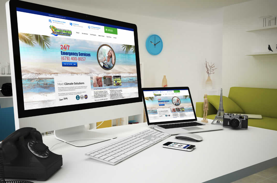 HVAC website design