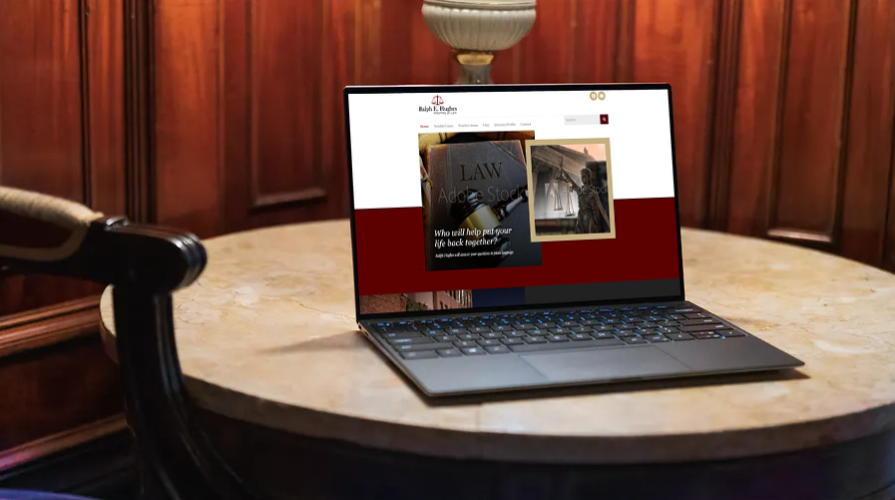 personal injury law firm web design