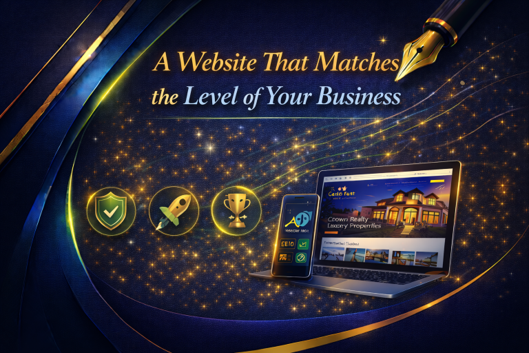 a website that matches your level of business