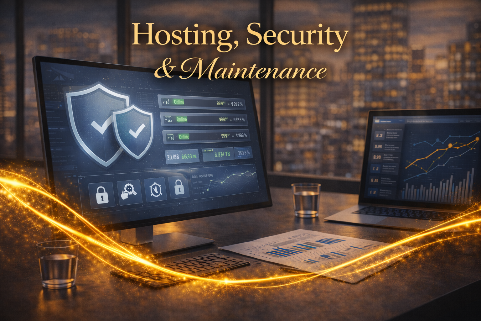 hosting security and maintenance