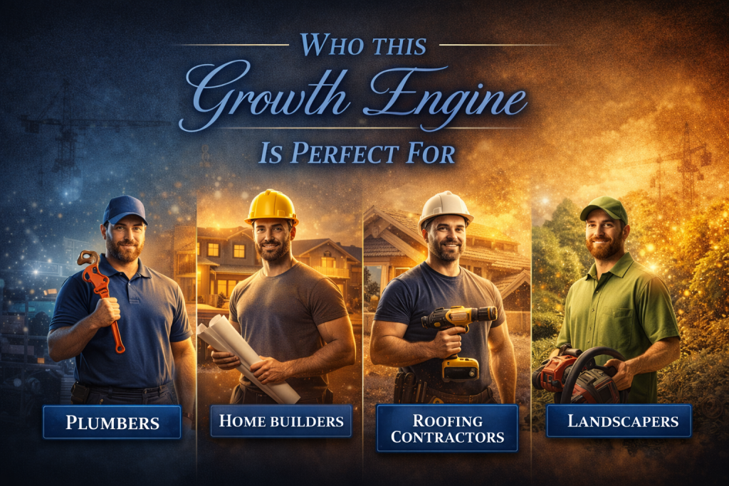 who this growth engine is perfect for contractors