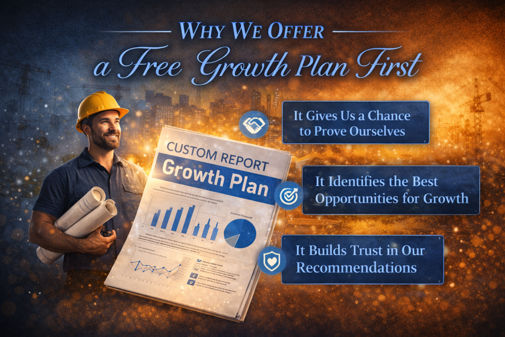 why we offer a free growth plan first contractors