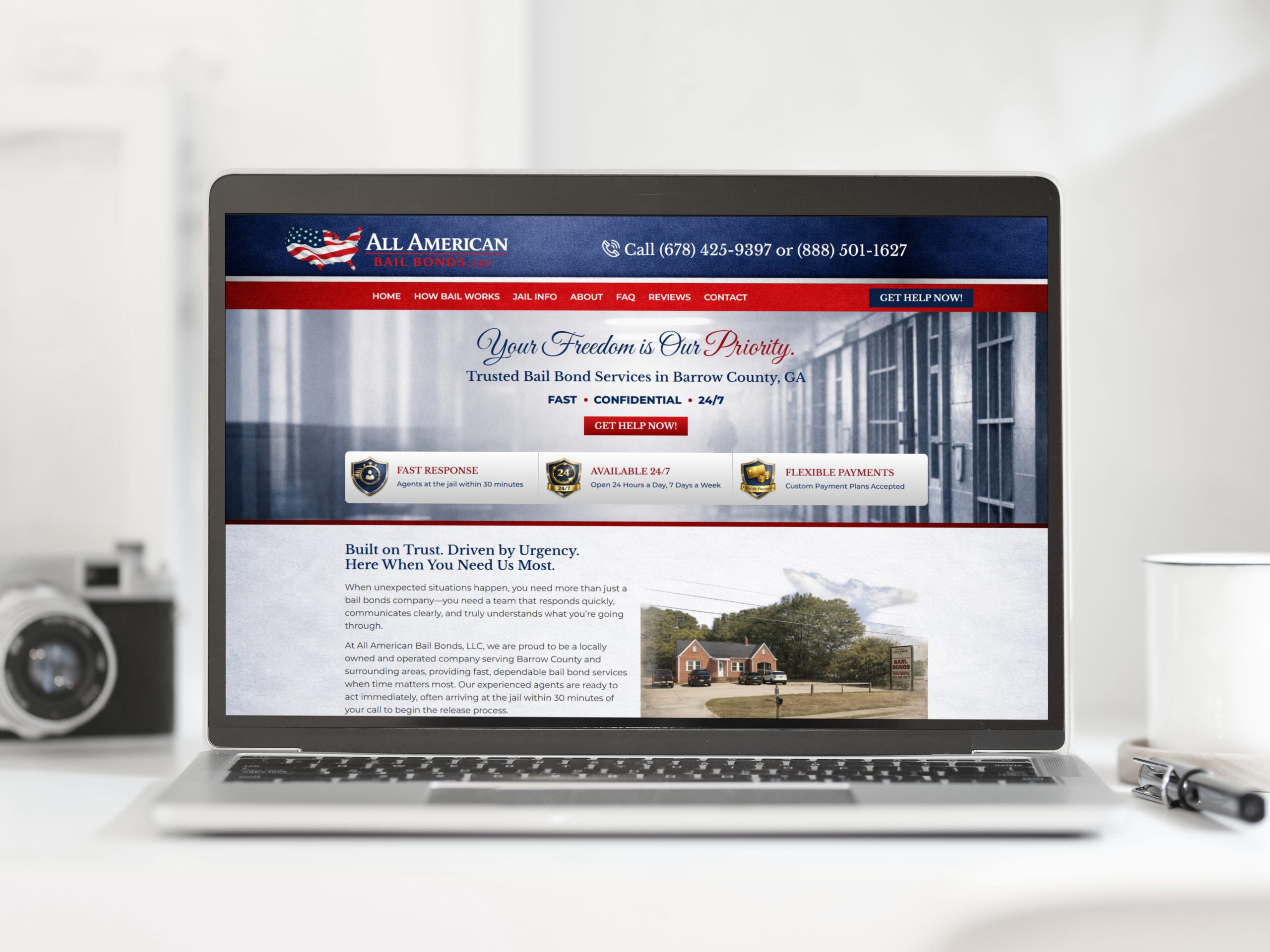 all american bail bonds laptop