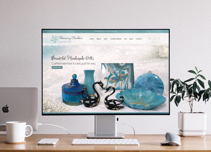 charming chachkis handmade by grace desktop mockup