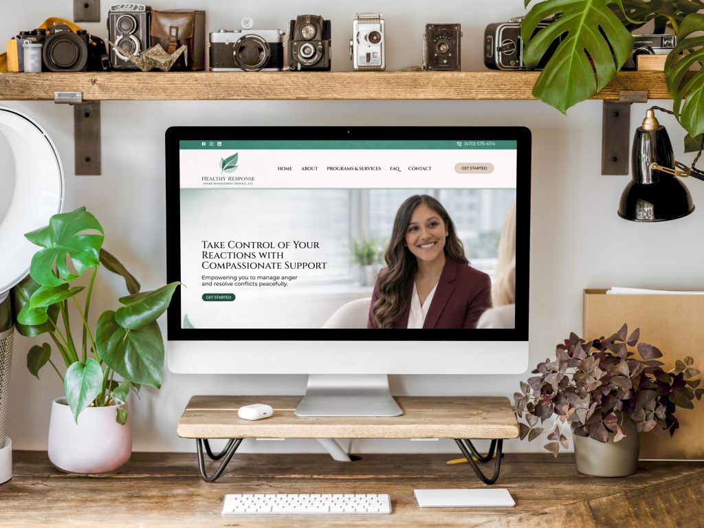 Website Design Reveal: Healthy Response Anger Management Services