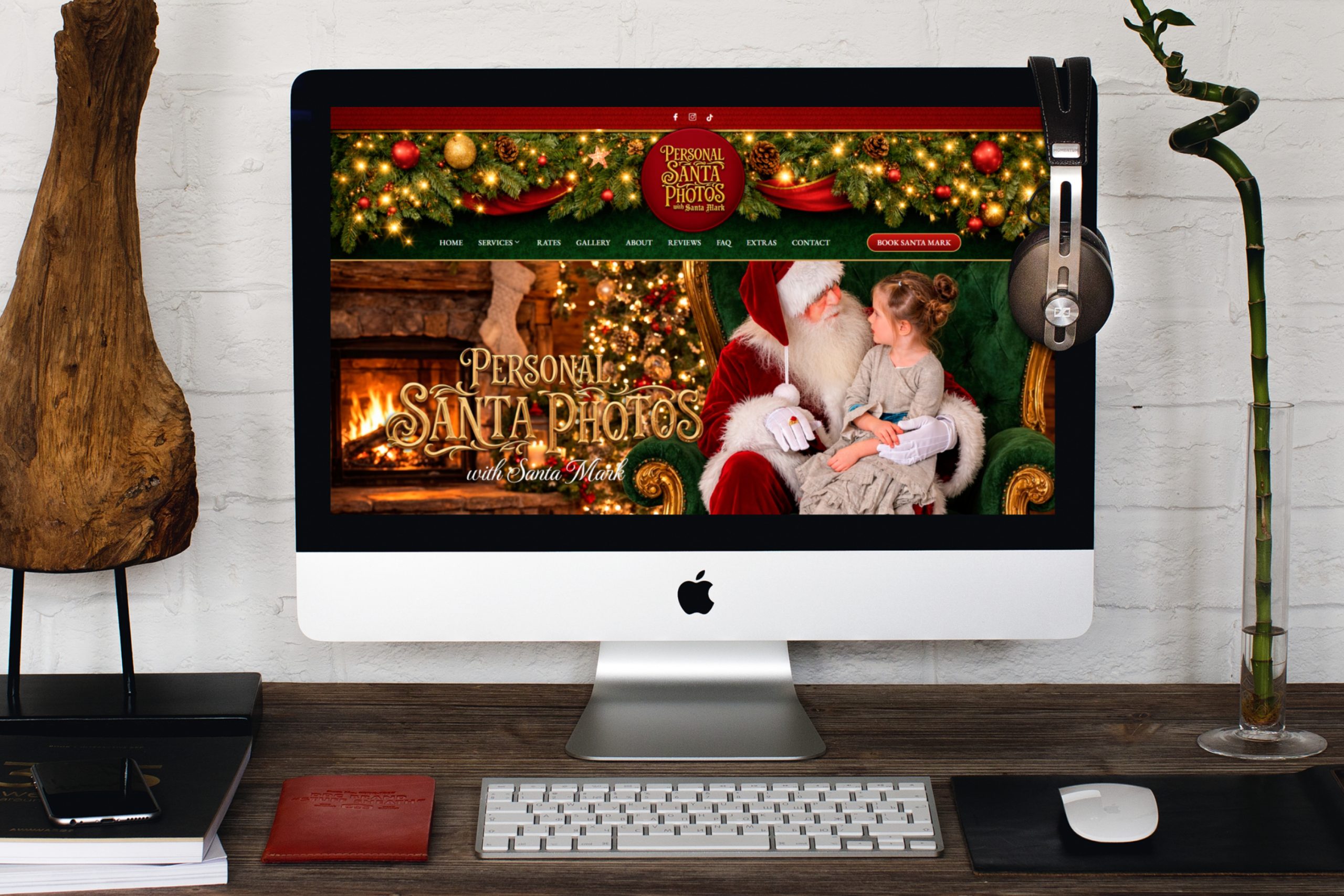 personal santa photos with santa mark desktop
