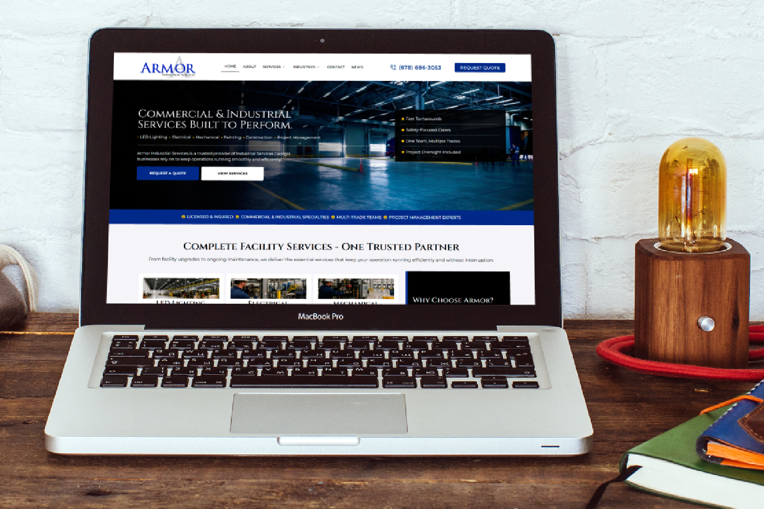 armor industrial services laptop