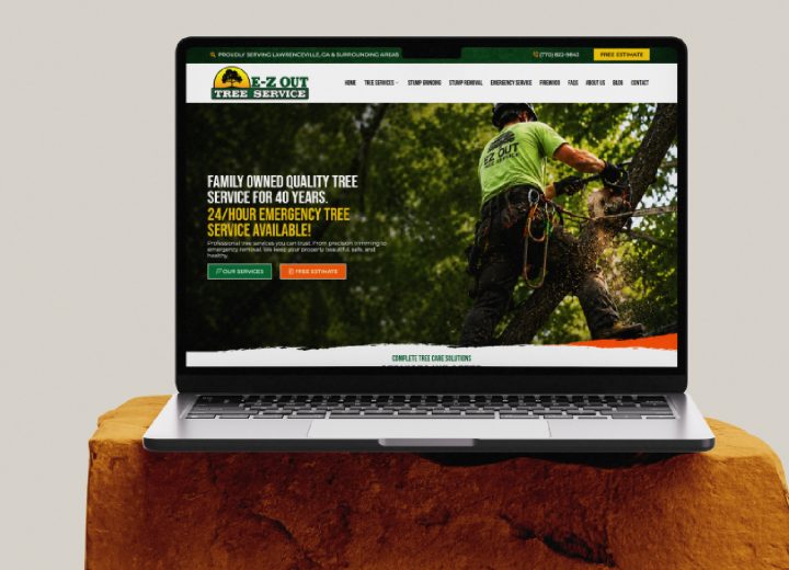 ez out tree service laptop