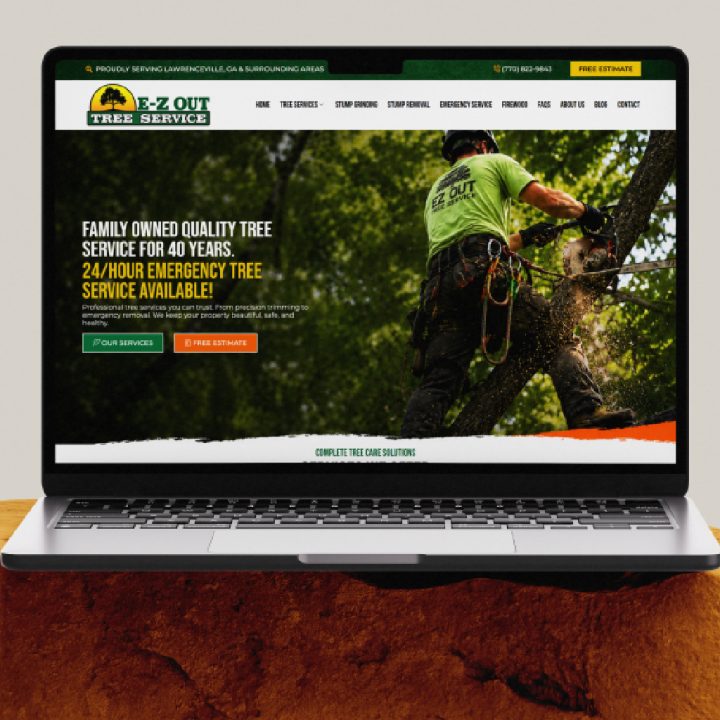 ez out tree service laptop