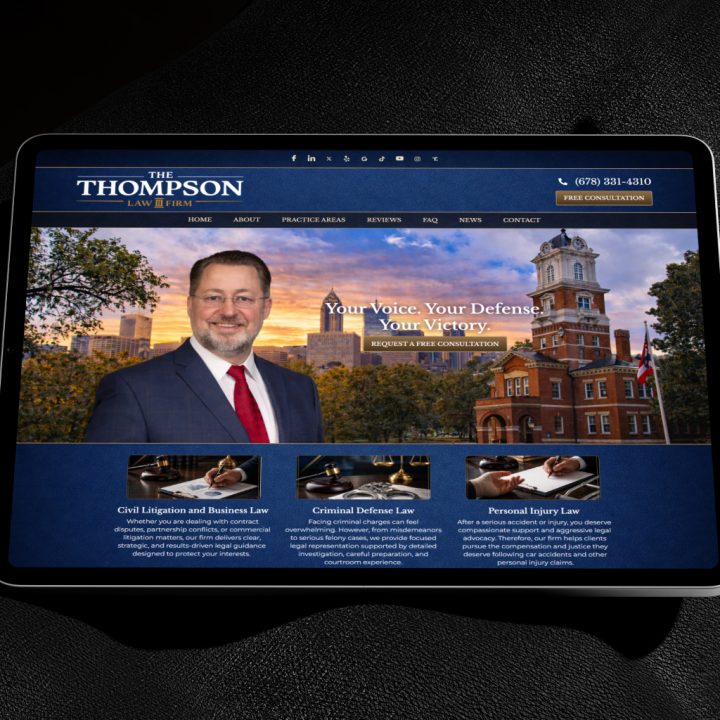 the thompson law firm tablet
