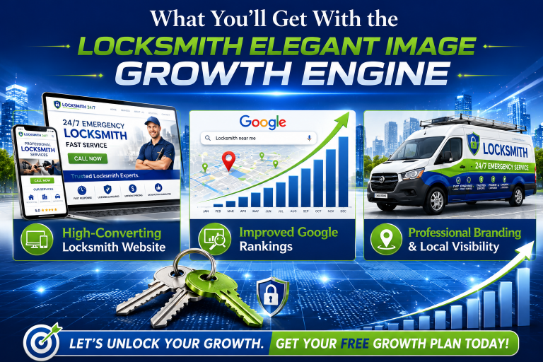 what youll get with the locksmith elegant image growth engine 2