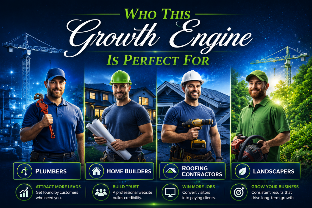 who this growth engine is perfect for contractors 2