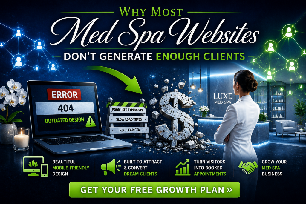 why most med spa websites donts generate enough clients