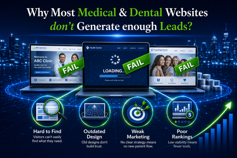 why most medical and dental websites dont generate enough leads