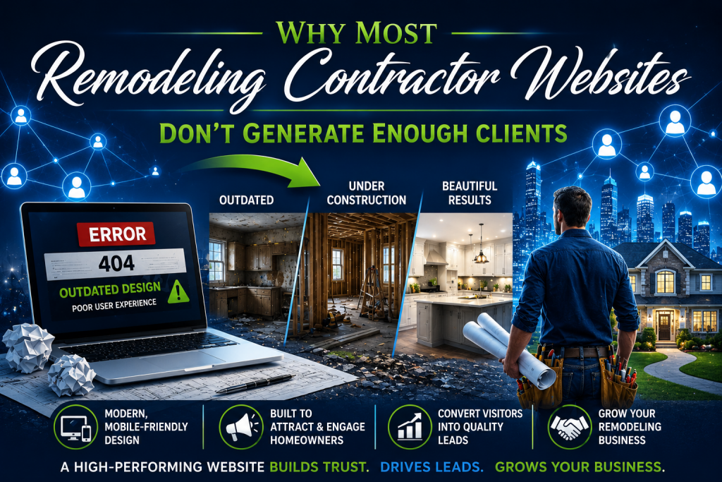 why most remodeling contractor websites dont generate enough clients