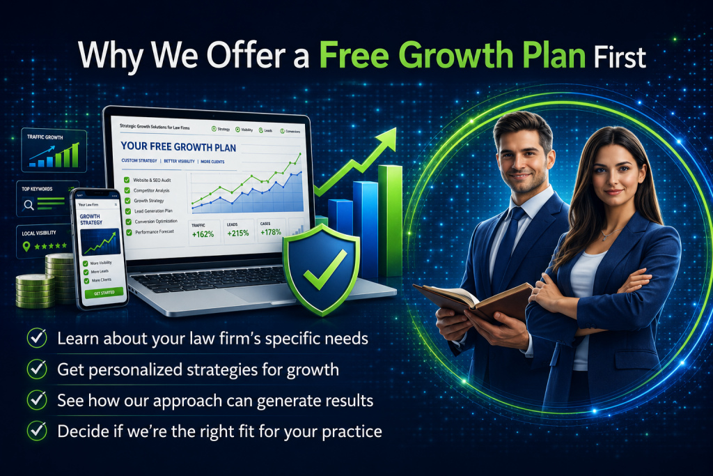 why we offer a free growth plan first attorneys