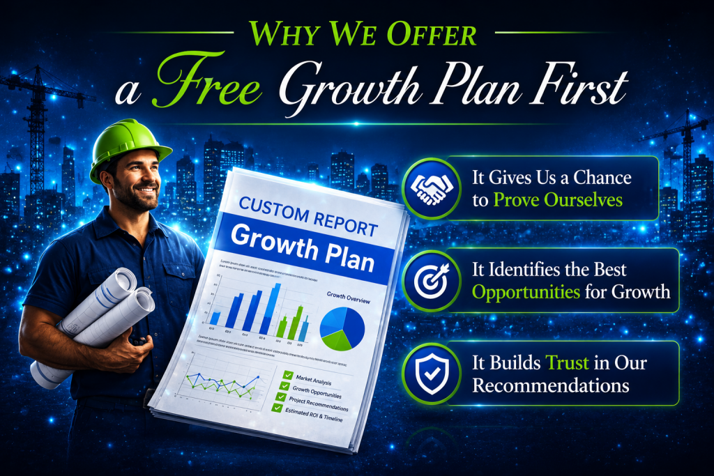 why we offer a free growth plan first contractors 2