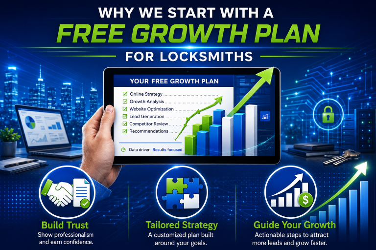 why we start with a free growth plan for locksmiths