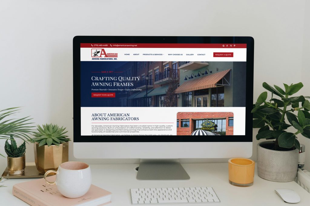 American Awning Fabricators Website Design Project