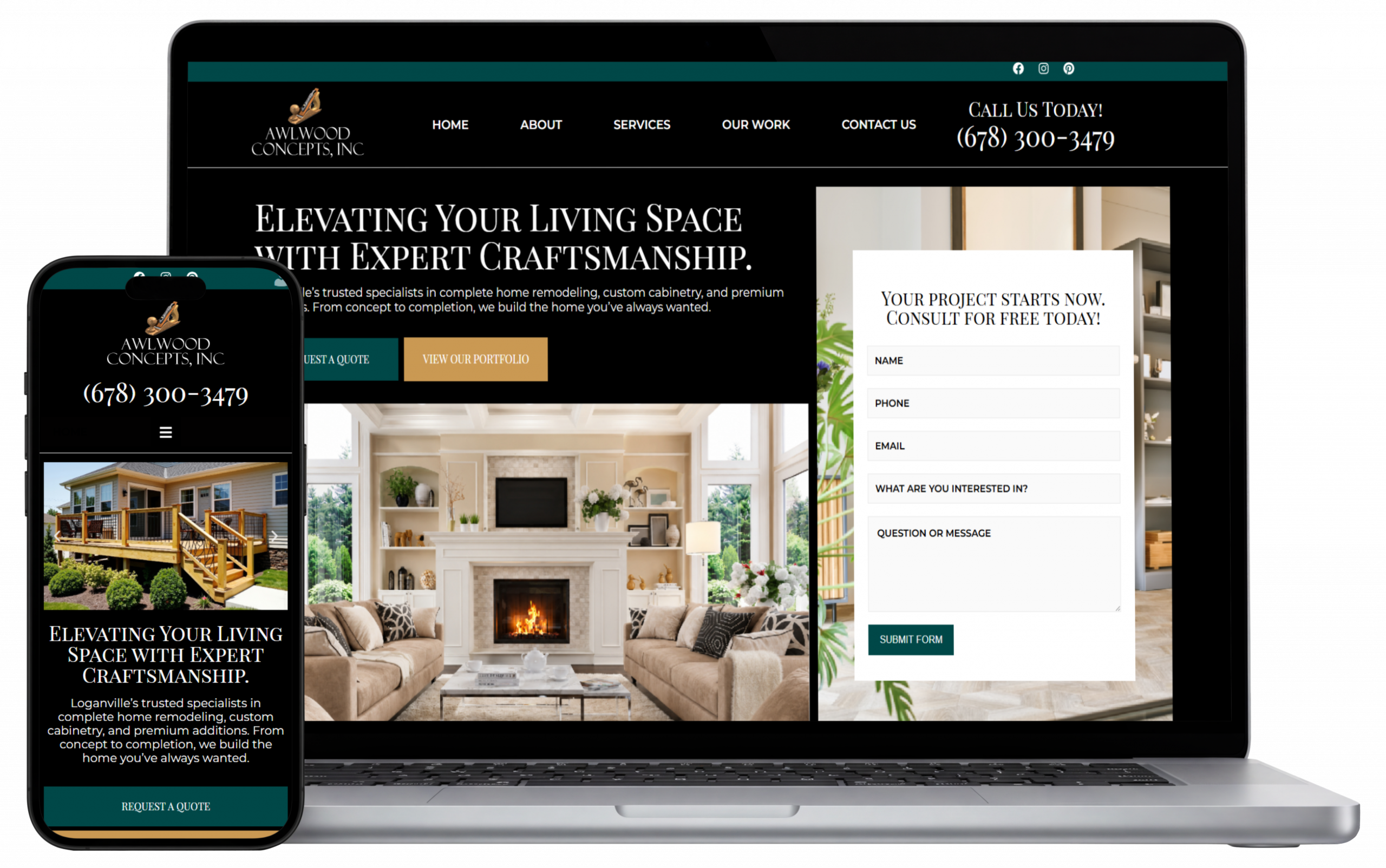 Lead Generating Websites for Remodeling Contractors