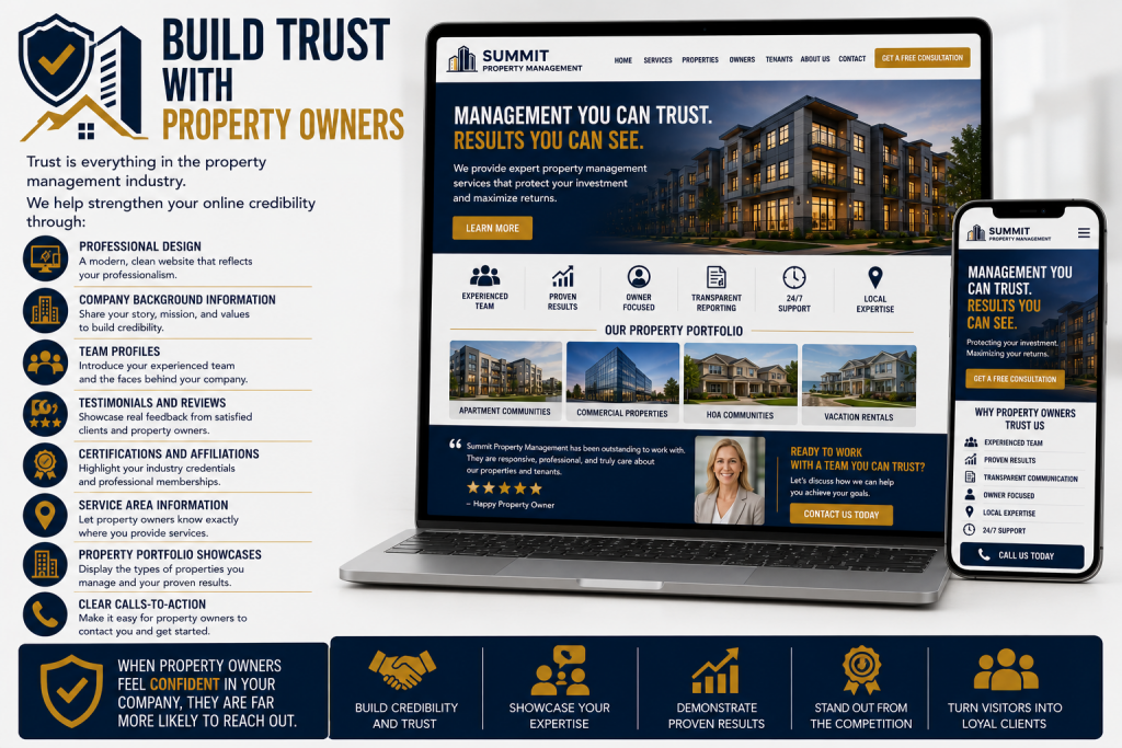 build trust with property owners