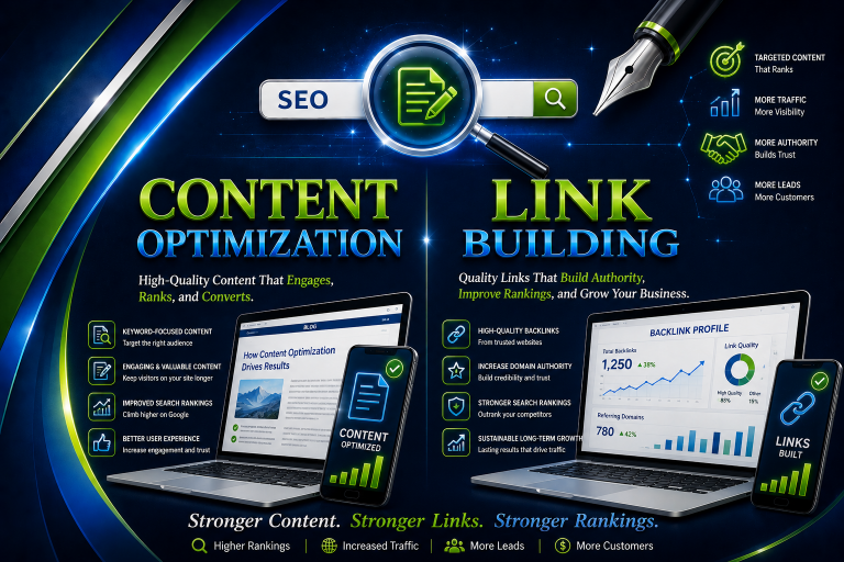 content optimization link building