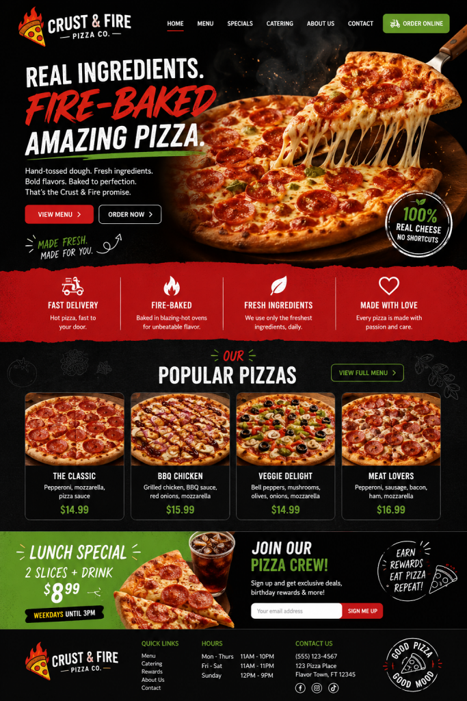 crust and fire