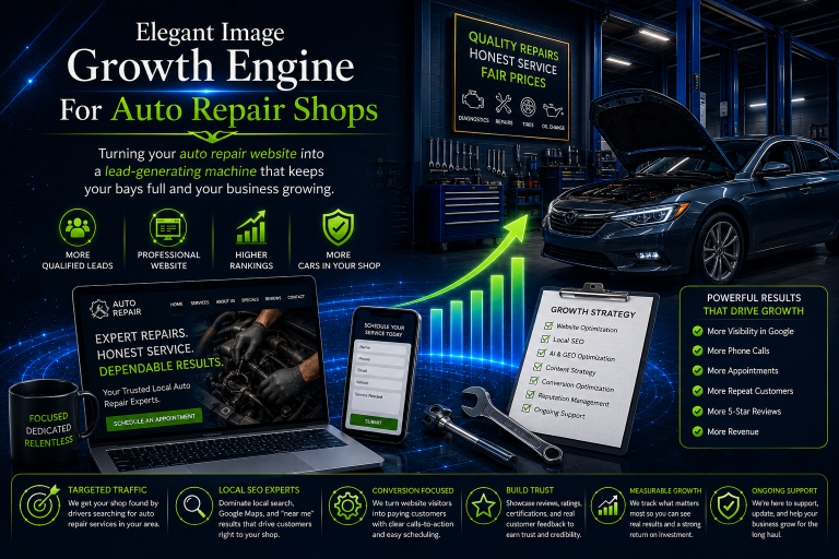 elegant image growth engine for auto repair shops