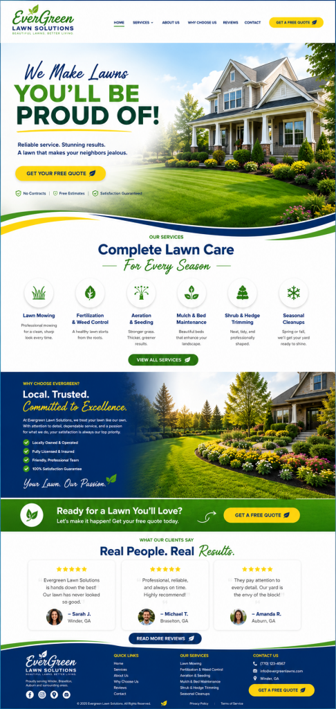 evergreen lawn solutions