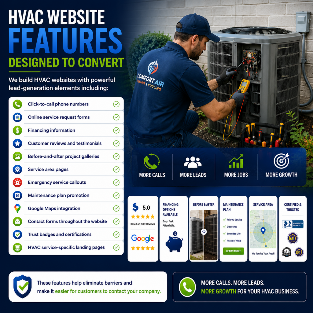 hvac features designed to convert