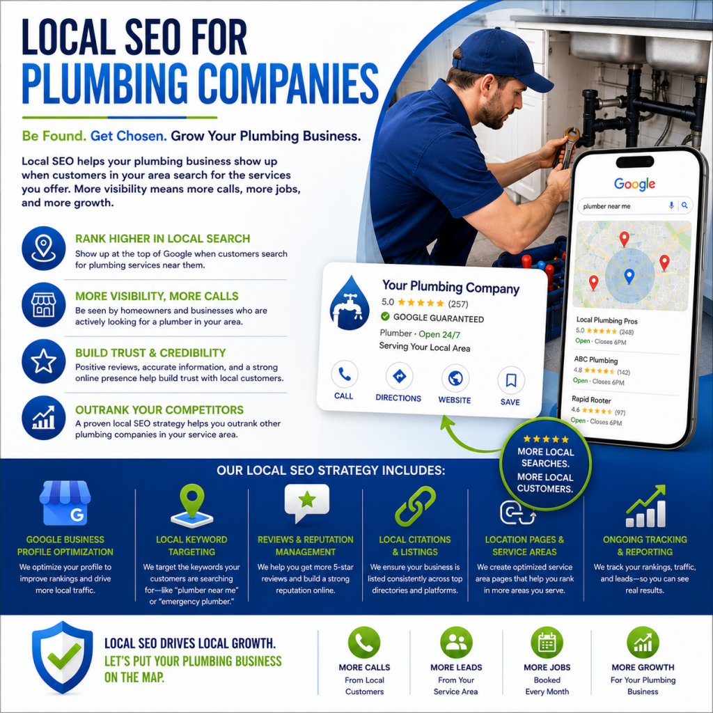 local seo for plumbing companies