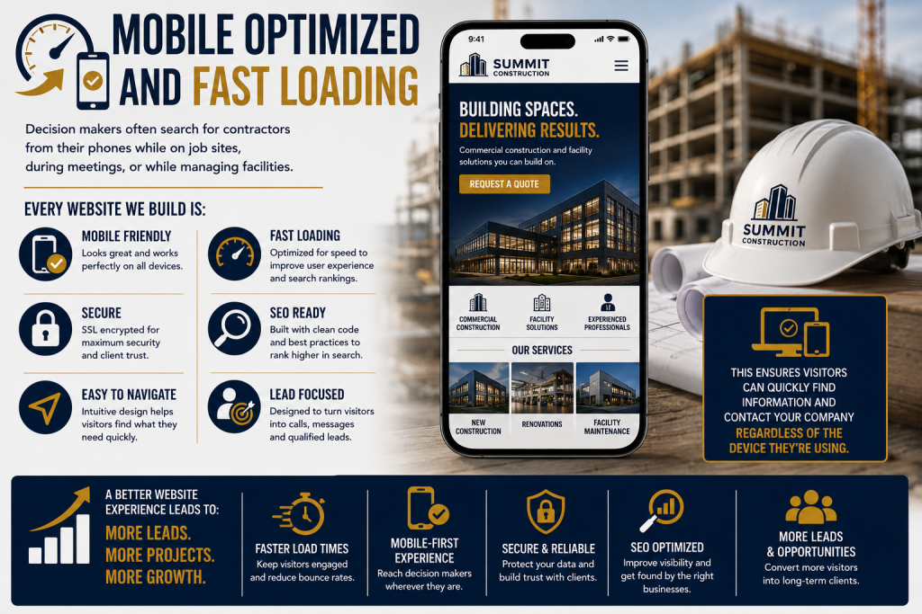 mobile optimized commercial contractors