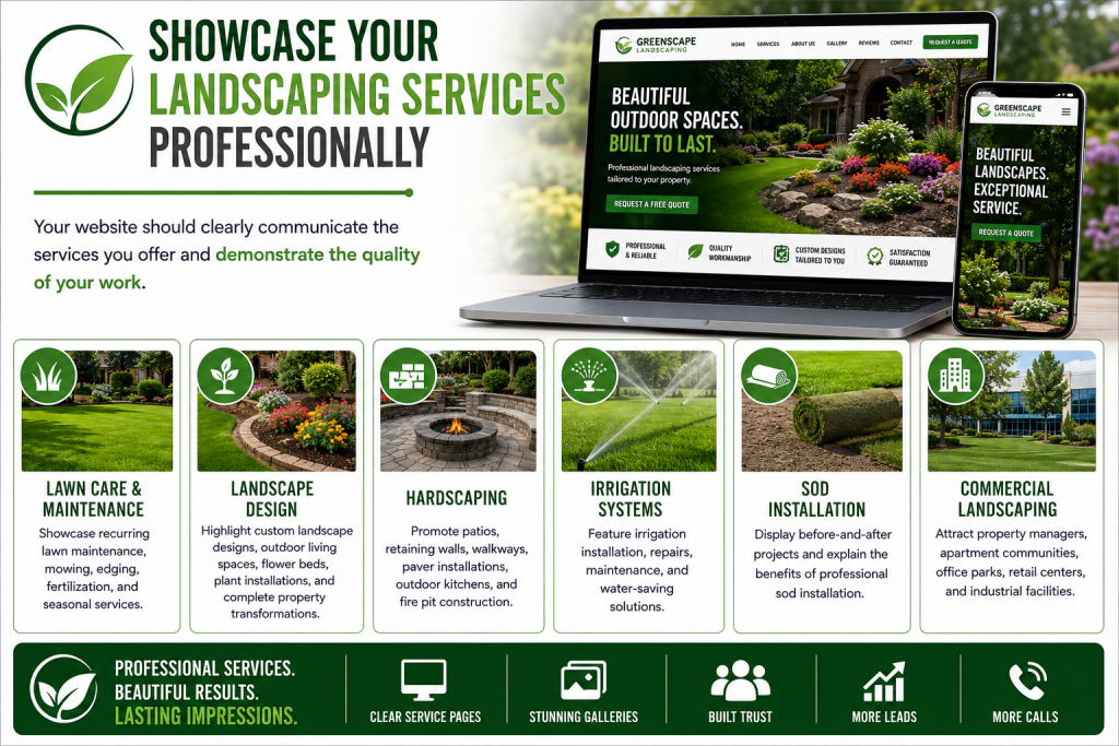 showcase your landscaping services