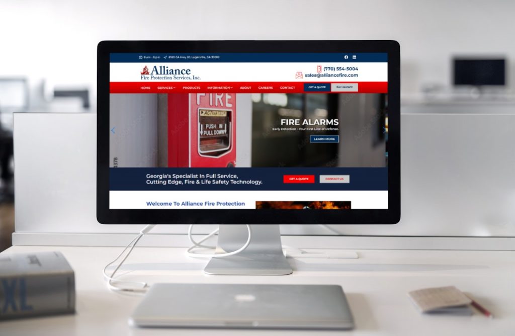 Alliance Fire Protection Services, Inc. Website Design Project