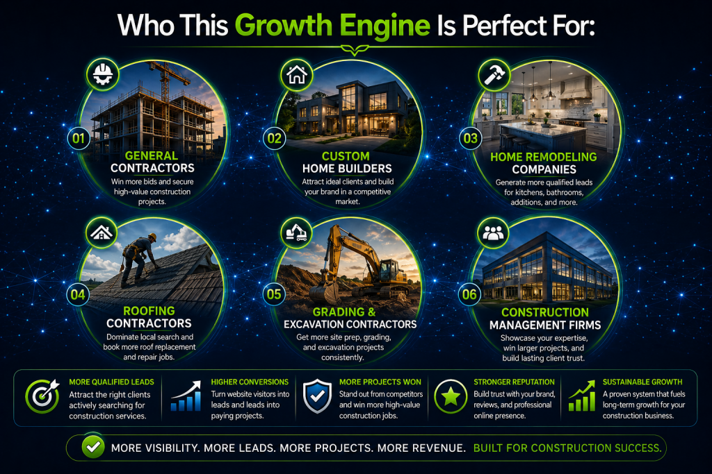who this growth engine is perfect form construction companies