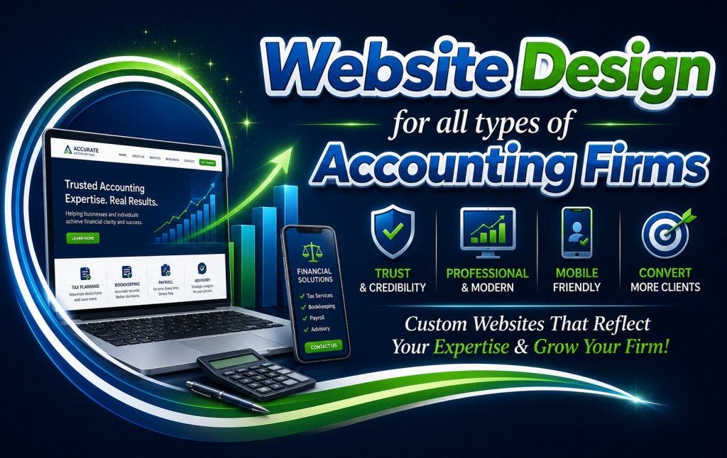 website design for all types of accounting firms