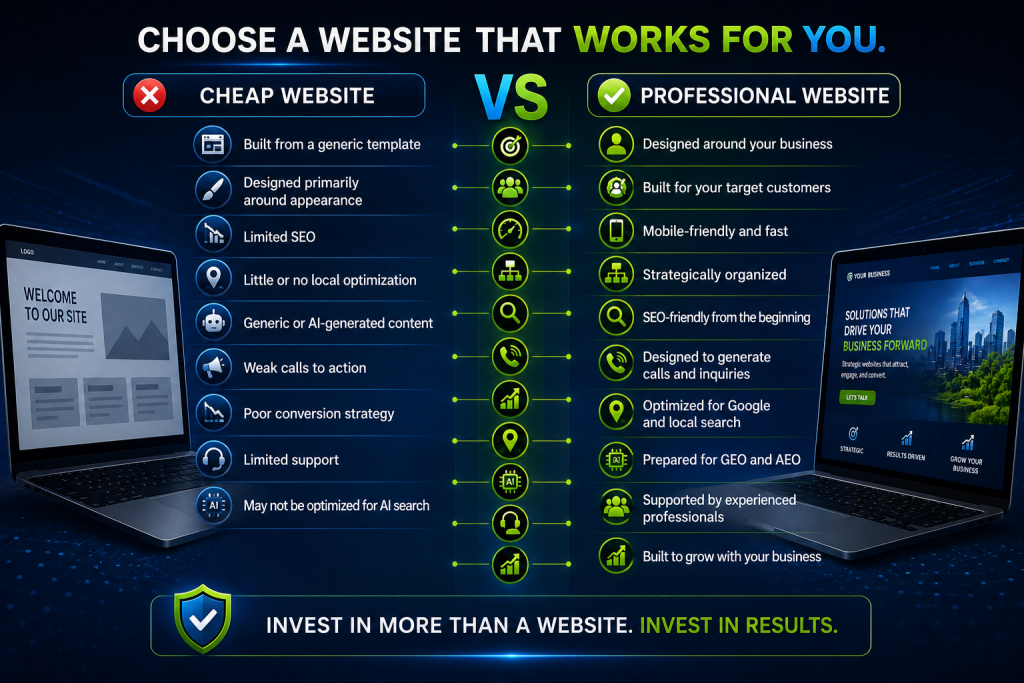 choose a website that works for you