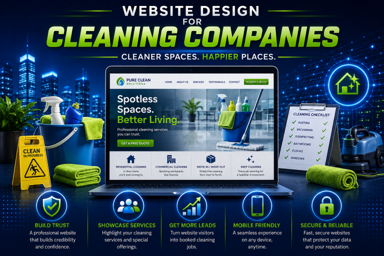 cleaning company websites