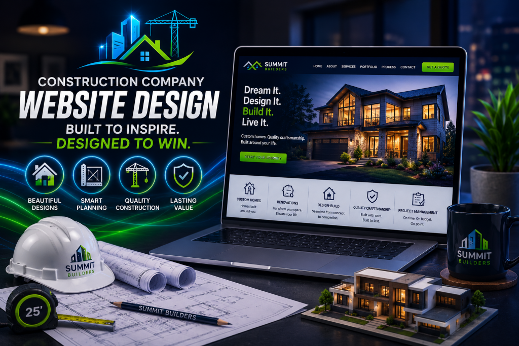 construction company website design