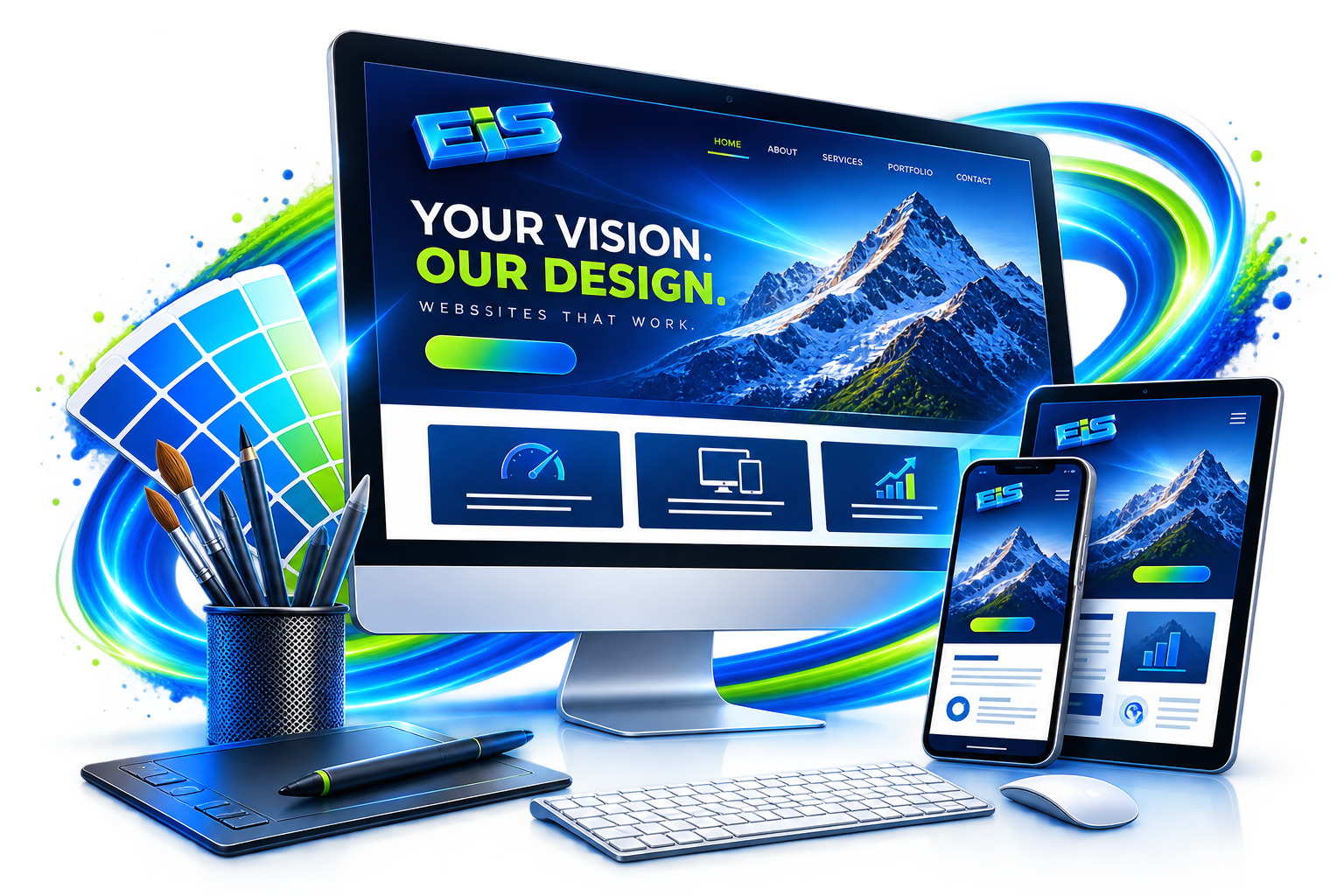 custom web design