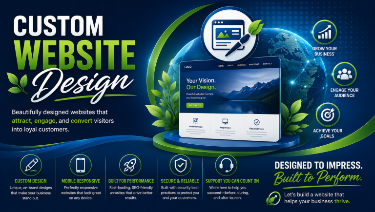 custom website design