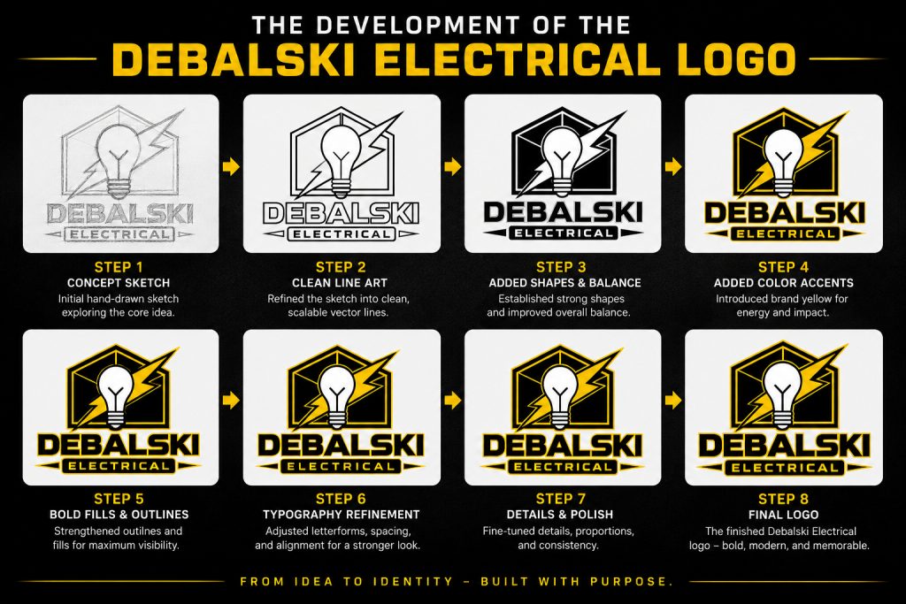 debalski electrical development of logo