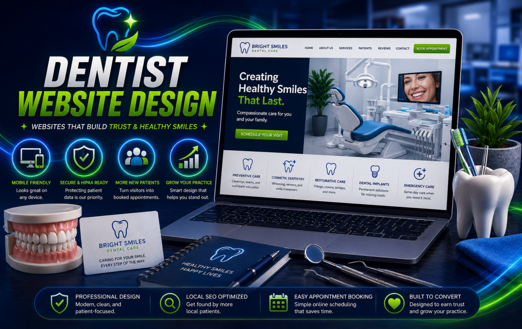 dentist website design