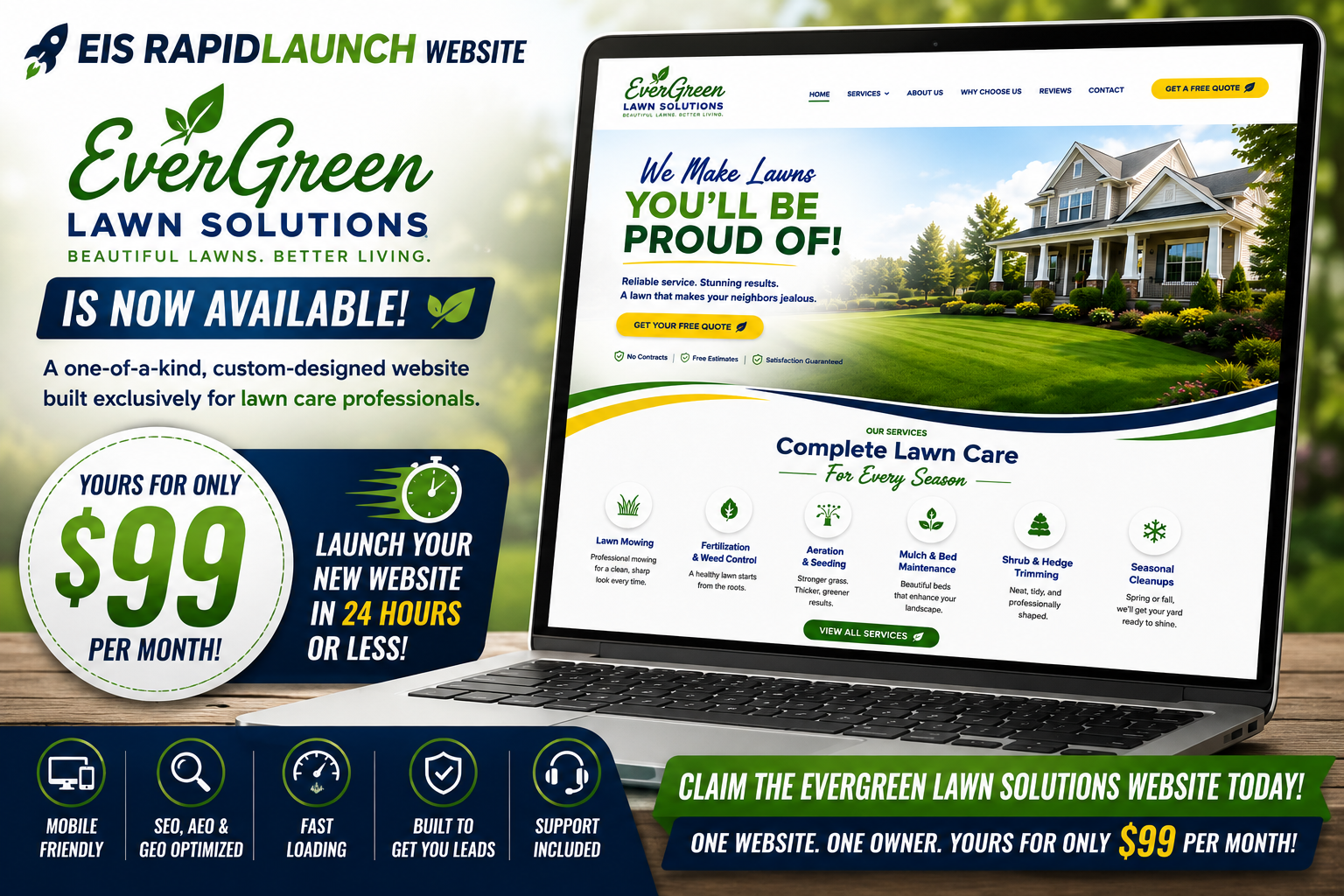 evergreen lawn solutions launch