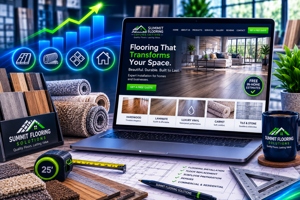 flooring company website design